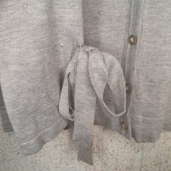 ORSAY - S  Gray Cardigan - Bow Sleeves - Picture 2 of 6